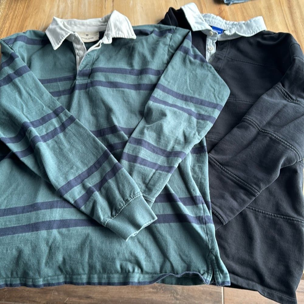 Bundle 2/XL Jack and Jones long sleeve polos